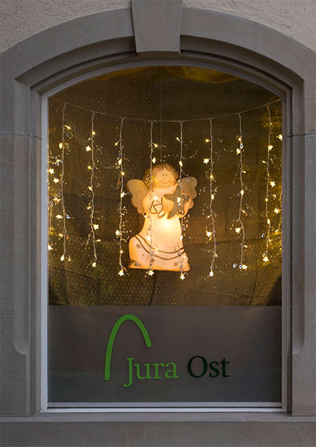 weihnachtliches Schaufenster weihnachtsfenster